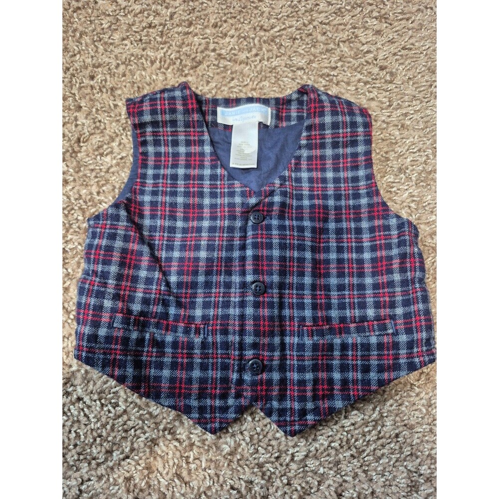 Janie and jack wool vest size 6-12M